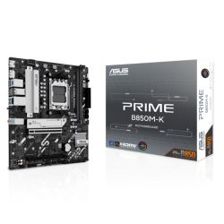Asus PRIME B850M-K, AMD B850, AM5, Micro ATX, 2 DDR5, HDMI, DP, 2.5G LAN, 2x M.2 Asus PRIME B850M-K, AMD B850, AM5, Micro ATX, 2 DDR5, HDMI, DP, 2.5G LAN, 2x M.2